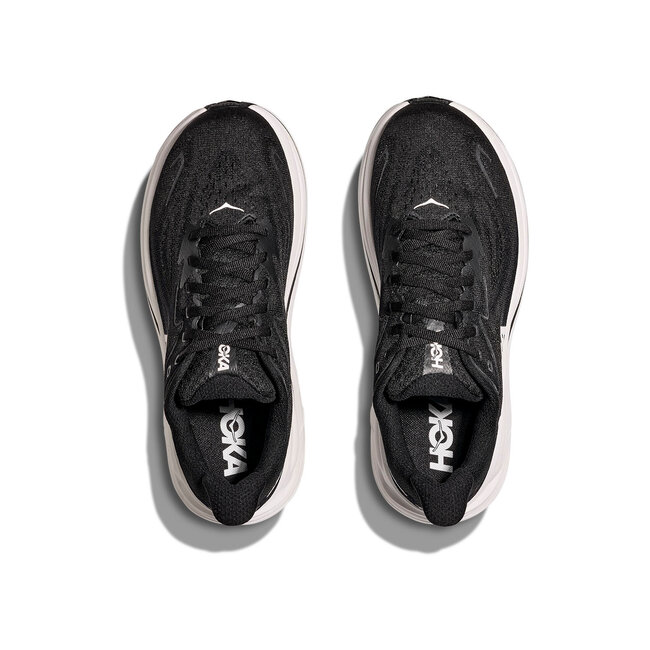HOKA Clifton 10 WIDE -Black/White