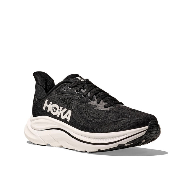 HOKA Clifton 10 WIDE -Black/White