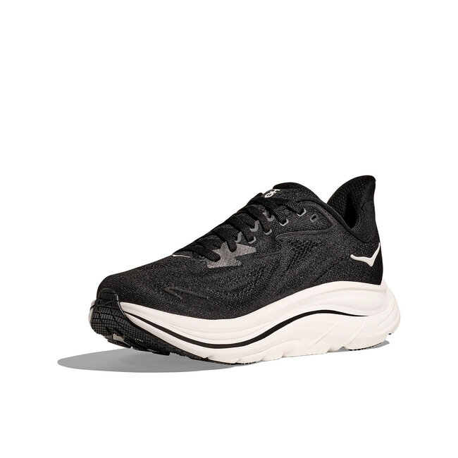 HOKA Clifton 10 WIDE -Black/White