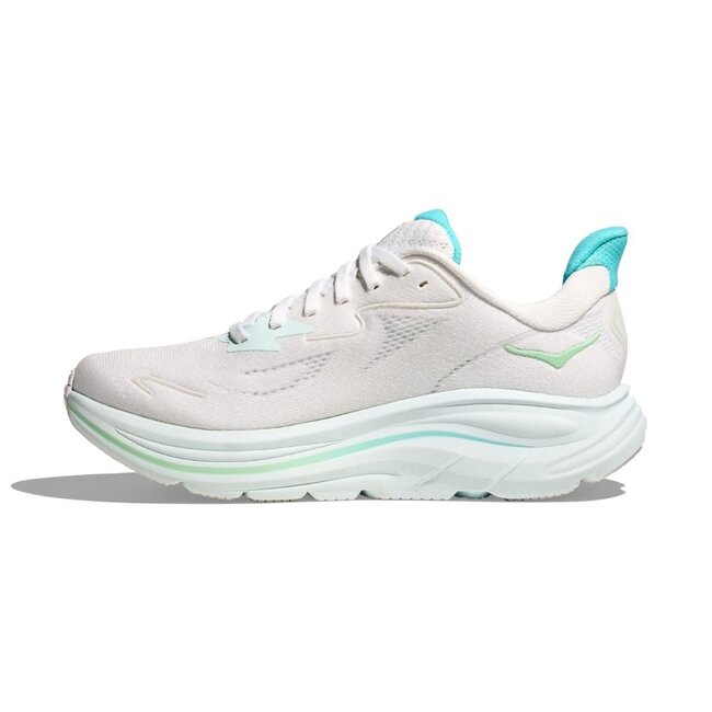 HOKA Clifton 9  W - White/Cielo Blue
