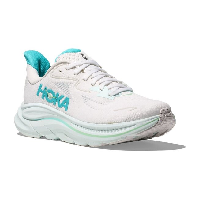 HOKA Clifton 9  W - White/Cielo Blue