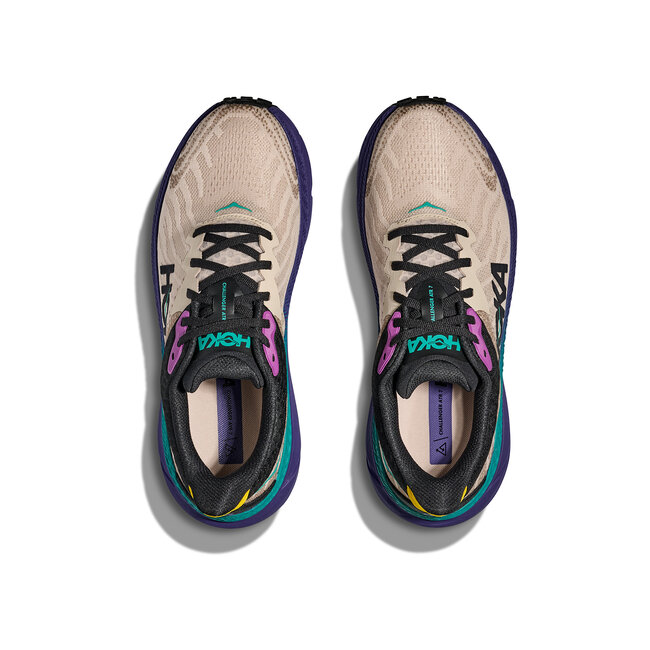 HOKA Challenger 7 - Oatmeal/Mountain Iris