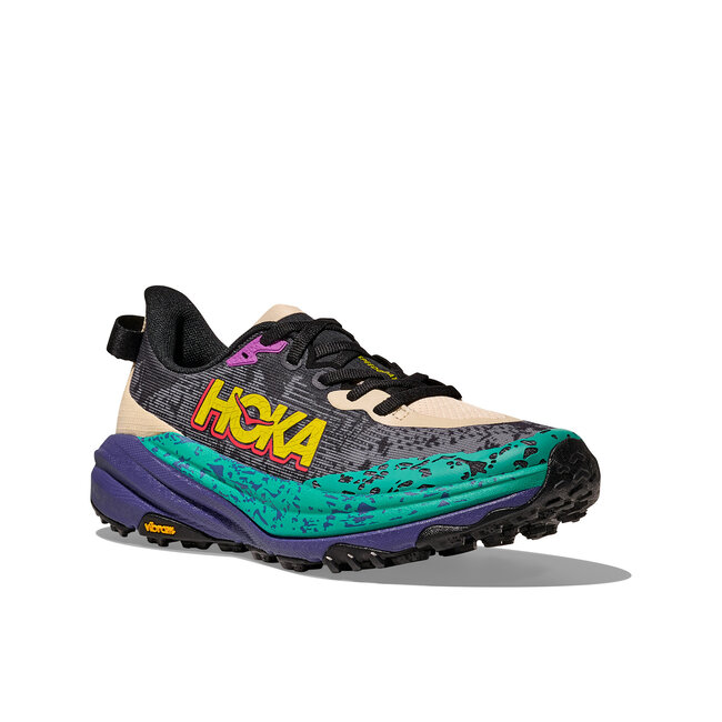 HOKA  Speedgoat 6 - Oatmeal/Mountain Iris
