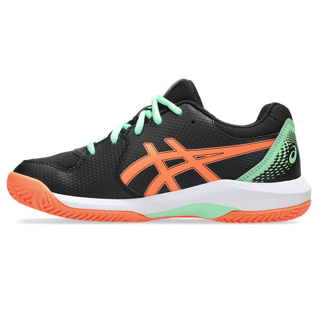 ASICS Gel-Dedicate 8 PADEL GS - Black/VividCoral