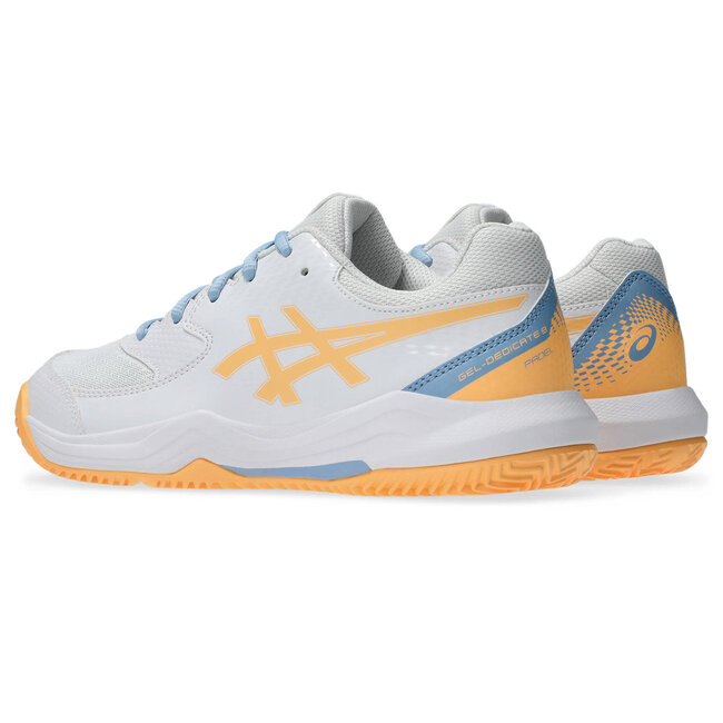 ASICS Gel-Dedicate 8 PADEL GS - White/OrangeBlow