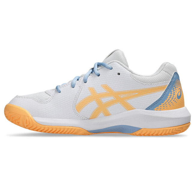 ASICS Gel-Dedicate 8 PADEL GS - White/OrangeBlow