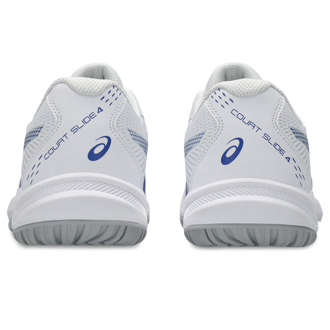 ASICS  Court Slide 4 - White/Dark Cobalt
