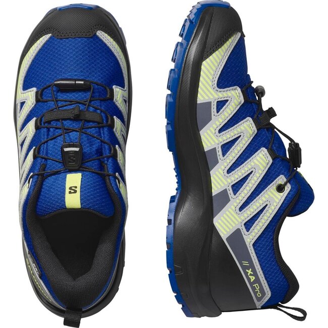 SALOMON Xa PRO 3D  v8 WP J - NauticalBlue/Green