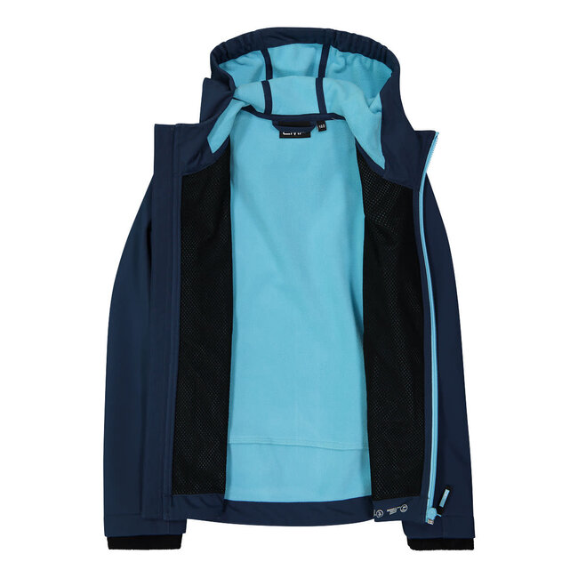 CMP Kid SoftShell Jacket - Blue/Topazio