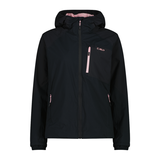 CMP W Jacket Fix Hoody - Nero