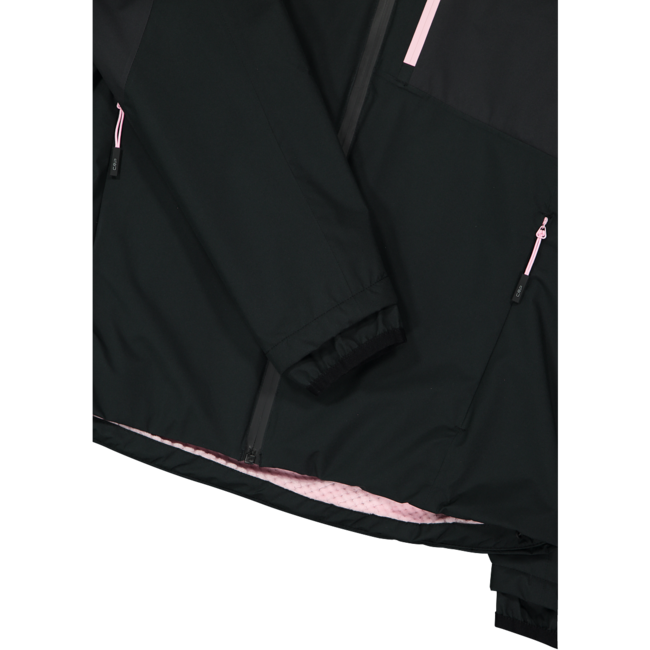 CMP W Jacket Fix Hoody - Nero