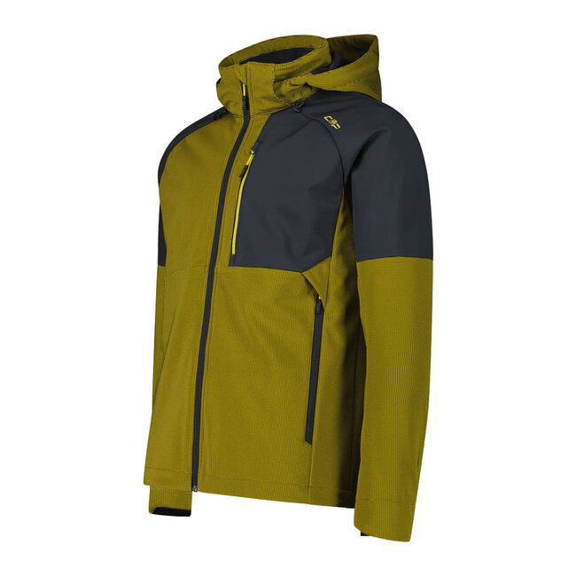 CMP Man Soft Jacket Zip - Gold Green
