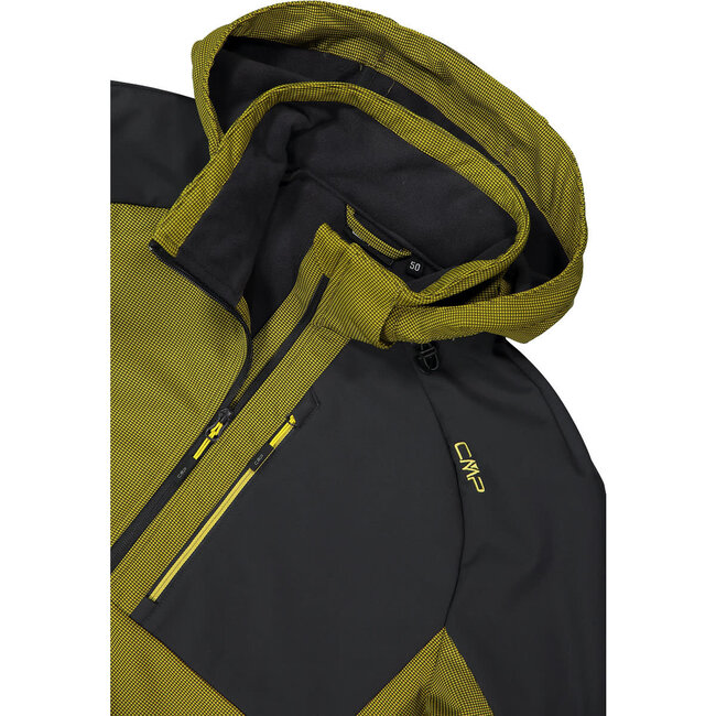 CMP Man Soft Jacket Zip - Gold Green