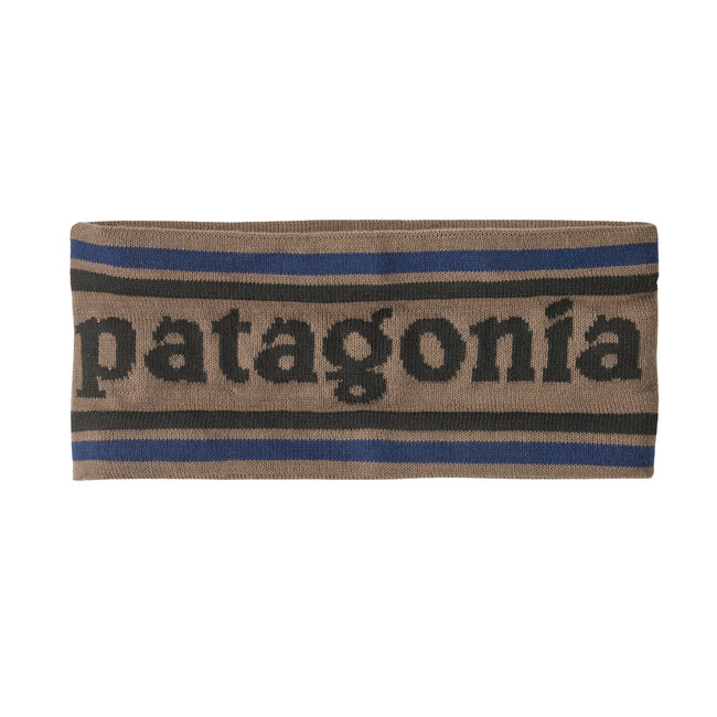 PATAGONIA Powder Town Headband - Park Stripe: Marlow Brown