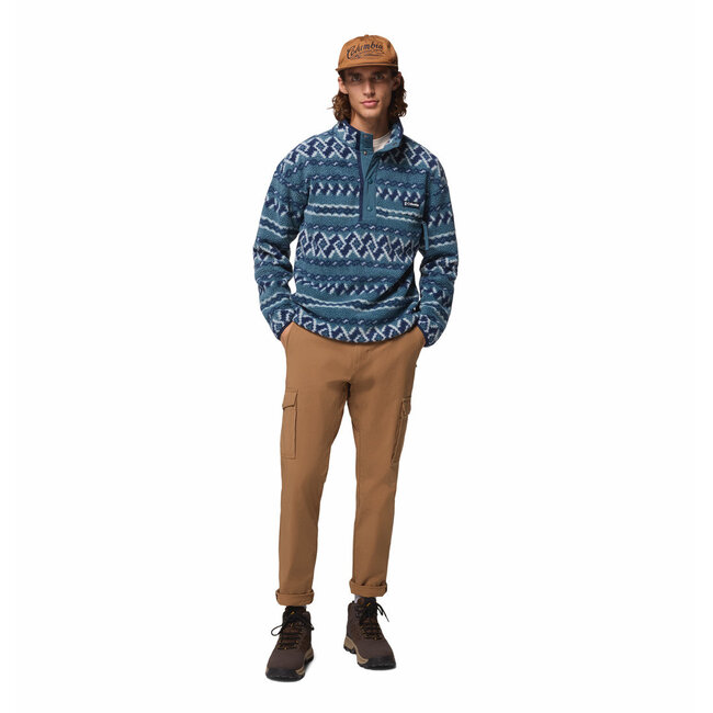 COLUMBIA Helvetia™ II Printed Half Snap Fleece - Everblue KnitKn