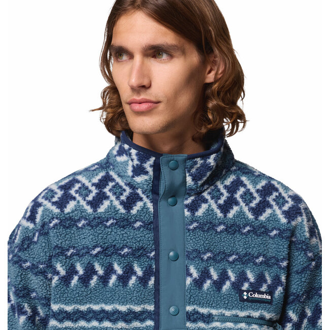 COLUMBIA Helvetia™ II Printed Half Snap Fleece - Everblue KnitKn