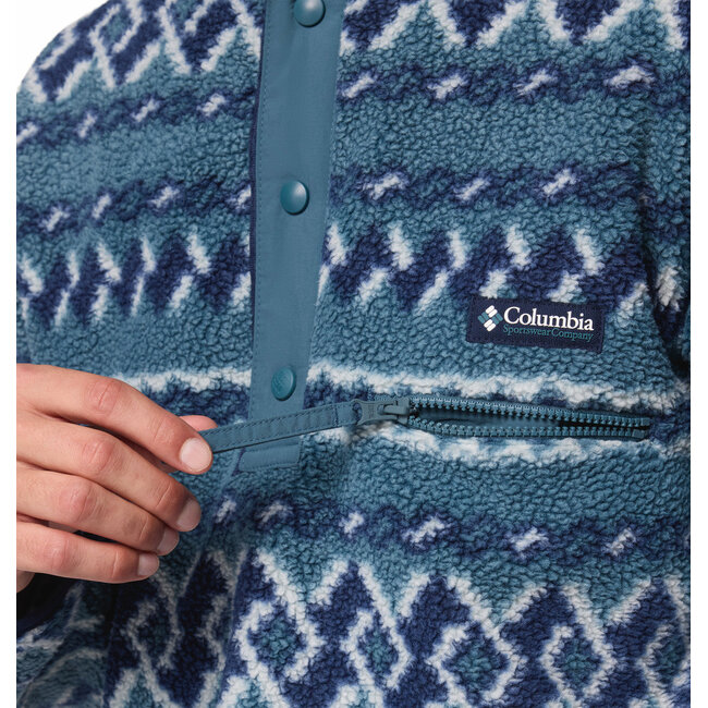 COLUMBIA Helvetia™ II Printed Half Snap Fleece - Everblue KnitKn