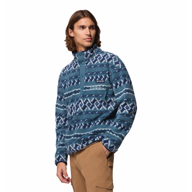 COLUMBIA Helvetia™ II Printed Half Snap Fleece - Everblue KnitKn