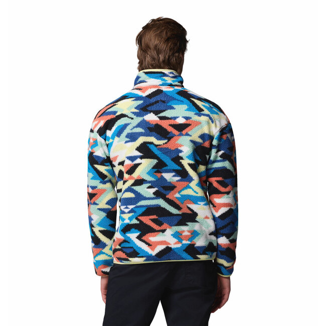 COLUMBIA Helvetia™ II Printed Half Snap Fleece - Compass Blue Re