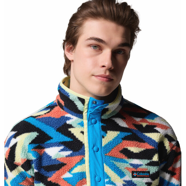 COLUMBIA Helvetia™ II Printed Half Snap Fleece - Compass Blue Re