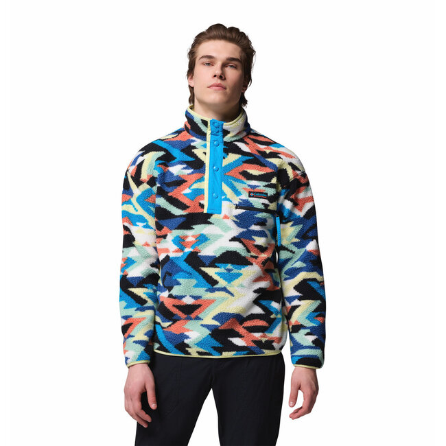 COLUMBIA Helvetia™ II Printed Half Snap Fleece - Compass Blue Re