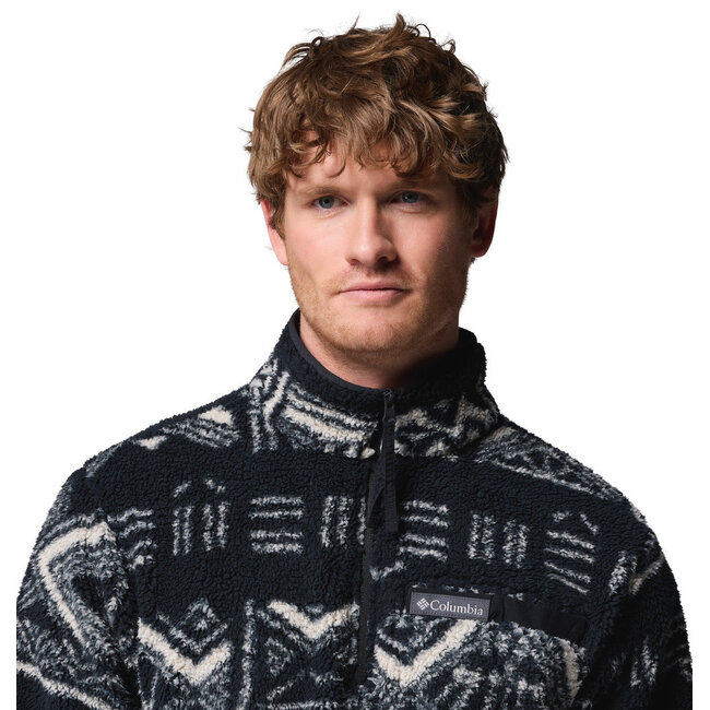 COLUMBIA Rugged Ridge™ High Pile Half Zip - Black Deschutes
