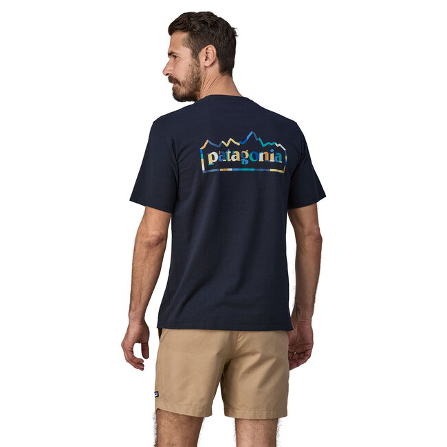 PATAGONIA M's  Logo Responsabili Tee - New Navy