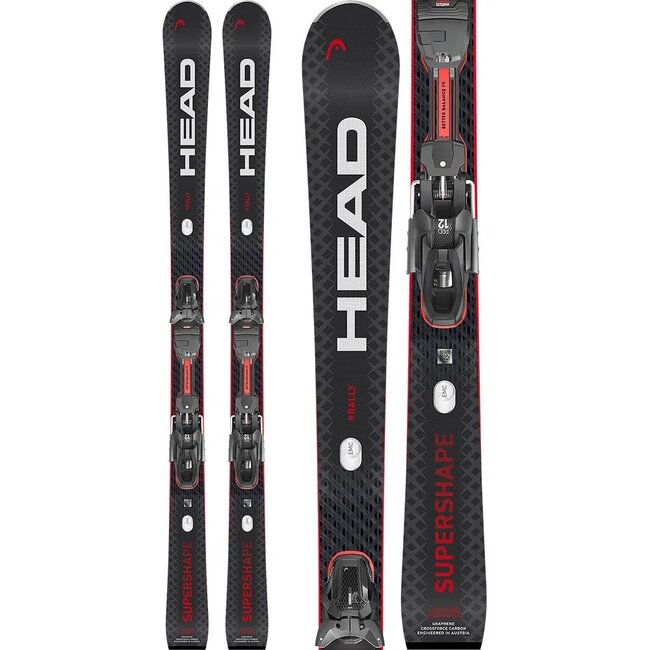 HEAD Supershape e-Rally SW + PRD 12 GW - Black/Red