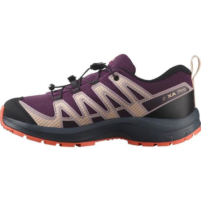 SALOMON Xa PRO 3D  v8 WP J - Plum/Turbulence/Coral