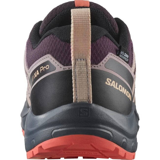 SALOMON Xa PRO 3D  v8 WP J - Plum/Turbulence/Coral