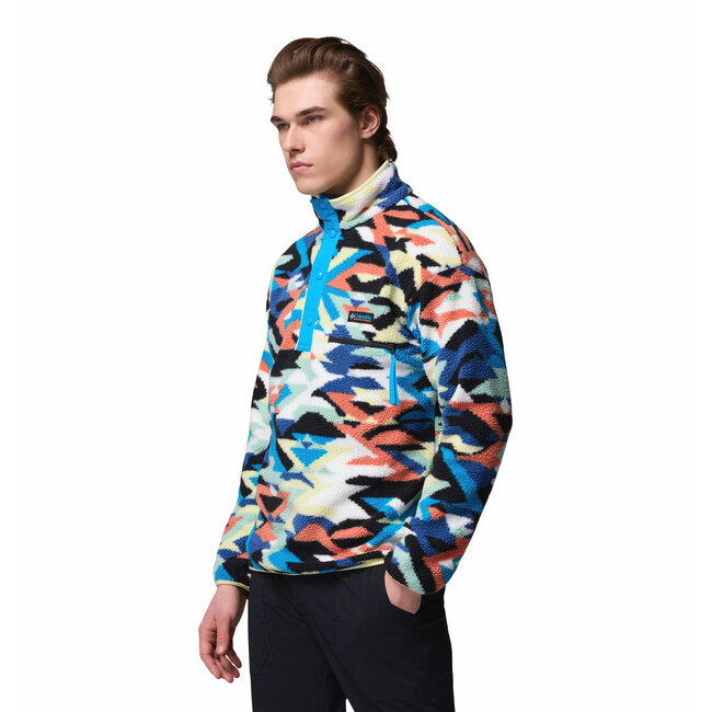 COLUMBIA Helvetia™ II Printed Half Snap Fleece - Compass Blue