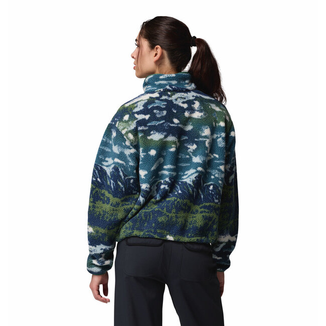 COLUMBIA Helvetia™ II Printed Cropped Half Snap - Everblue Sister