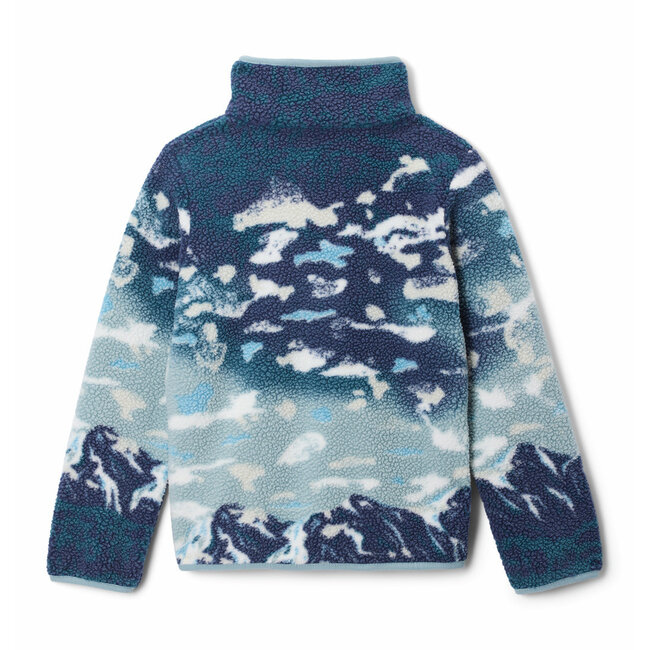 COLUMBIA Helvetia™ II Printed Half Snap Fleece - Crushed Blue Si
