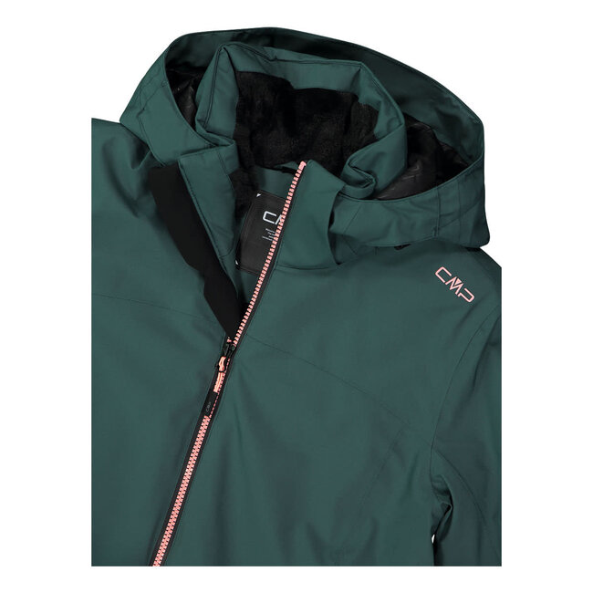 CMP  W Jacket Fix Hoody Ski - TrekGreen