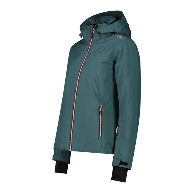 CMP  W Jacket Fix Hoody Ski - TrekGreen
