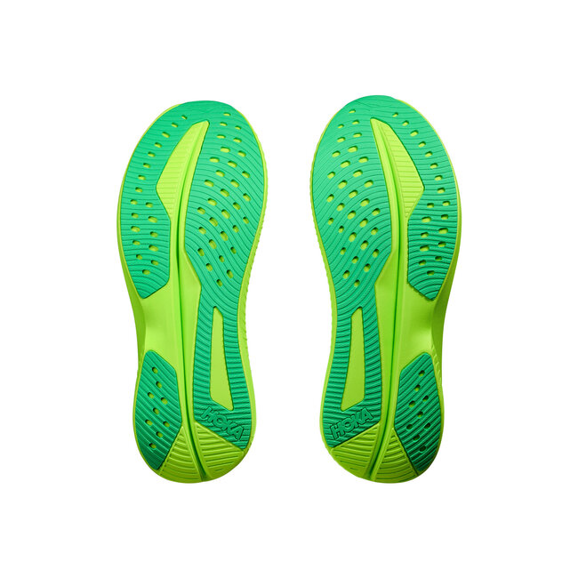 HOKA Mach 6 - White /Neon Lime