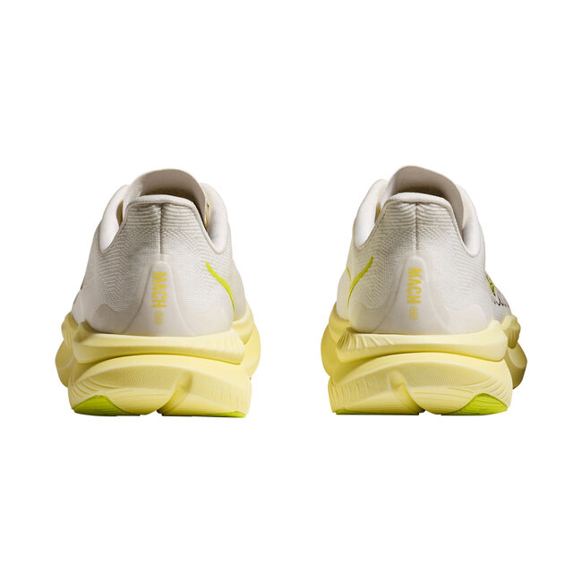 HOKA Mach 6 W - White/Neon Citrus