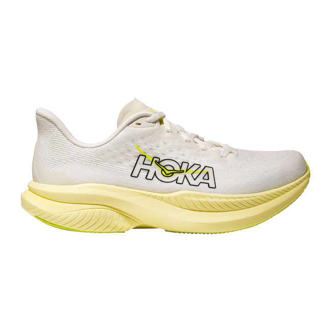 HOKA Mach 6 W - White/Neon Citrus