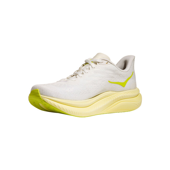 HOKA Mach 6 W - White/Neon Citrus