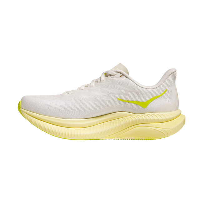 HOKA Mach 6 W - White/Neon Citrus