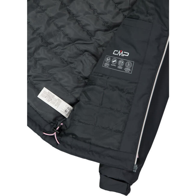 CMP Kids Jacket hoody - Titanio