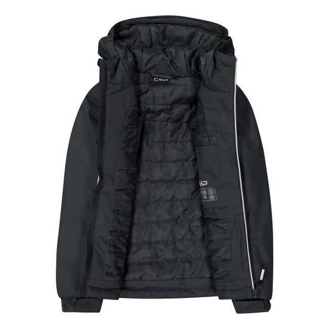 CMP Kids Jacket hoody - Titanio