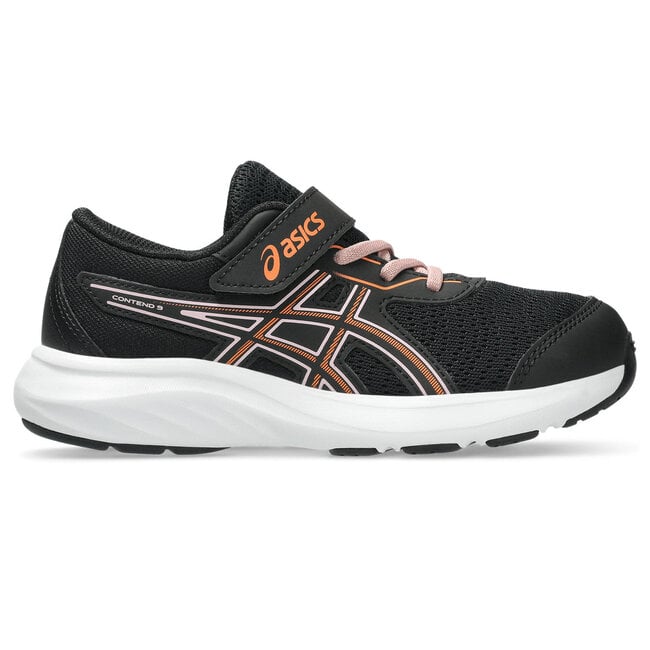 ASICS CONTEND 9 PS - Black/Sun Peach