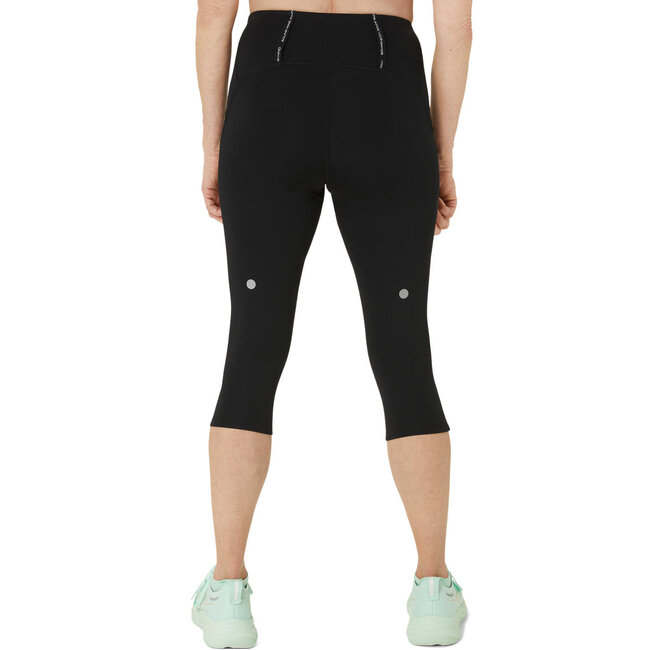 ASICS ROAD HIGH WAIST CAPRI TIGHT - Performance Black