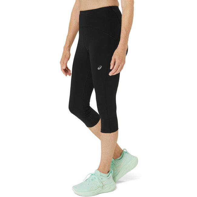 ASICS ROAD HIGH WAIST CAPRI TIGHT - Performance Black