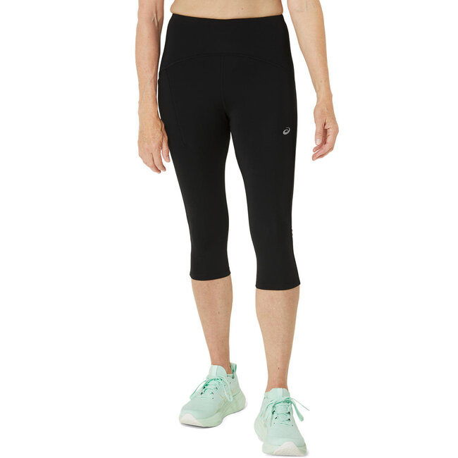ASICS ROAD HIGH WAIST CAPRI TIGHT - Performance Black