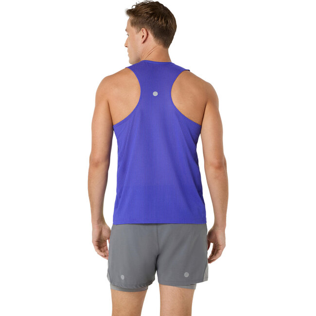ASICS Road Fade Singlet - Cobalt/Green