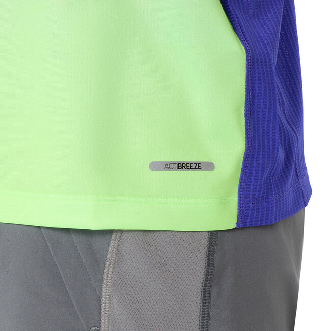 ASICS Road Fade Singlet - Cobalt/Green