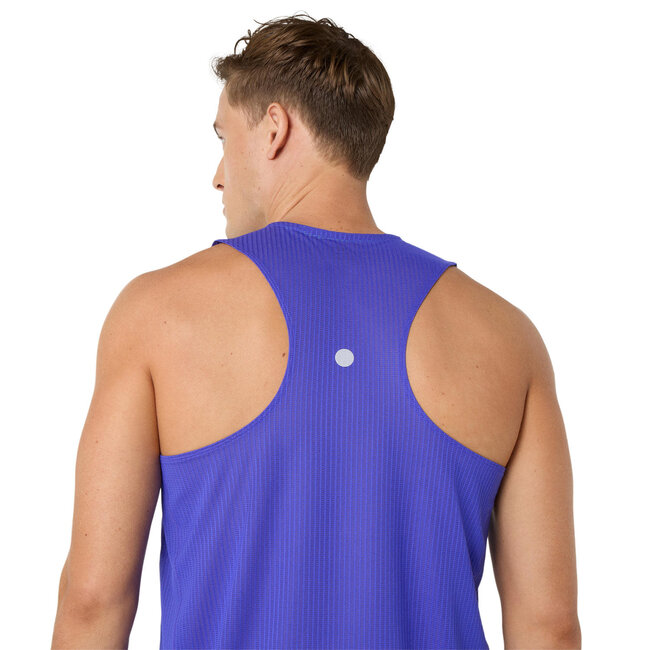 ASICS Road Fade Singlet - Cobalt/Green