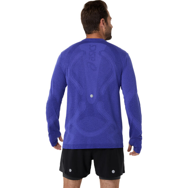 ASICS Road Seamless LS Top - Cobalt/Eggplant